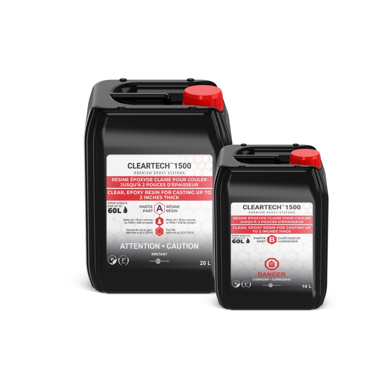 Water Clear UV-Resistant Casting Epoxy Resin 12L